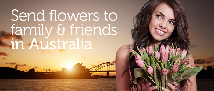 Send Flowers to Australia from Ireland through a local florist