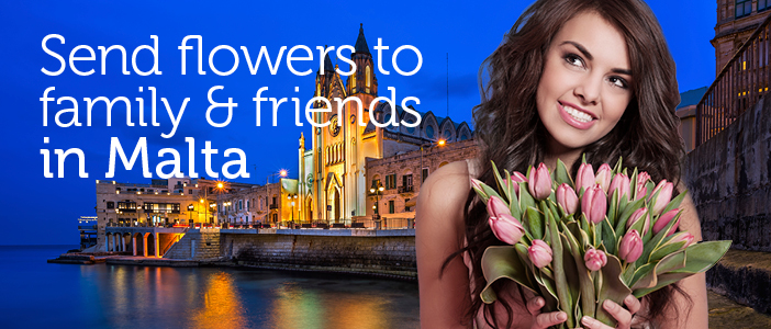 Flowers to Malta from Australia via local florists.